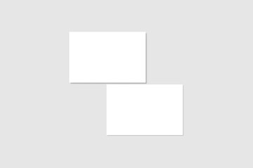 Blank Postcard Mockup