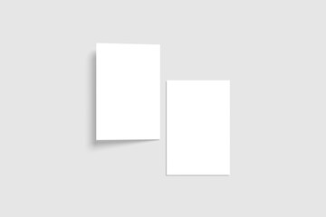 Blank Postcard Mockup
