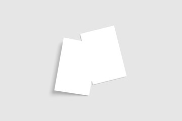 Blank Postcard Mockup