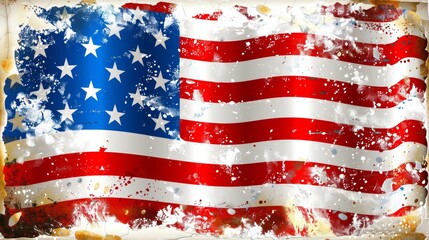 Honoring heroes  a thoughtful background for memorial day celebrations in the usa