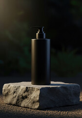 Stylish Mens Grooming Packaging Mockup With Minimal Style.