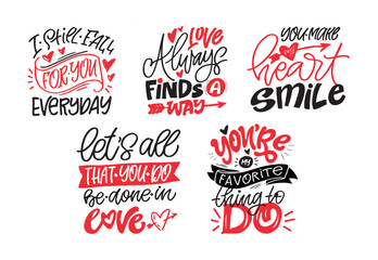 Valentine's Day core. Hand drawn doodle lettering quote about Love. Lettering for t-shirt design, mug print, bag print, clothes fashion. 100% hand drawn vector image.
