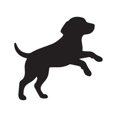 silhouette of a dog © ANIK