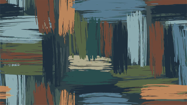 A vibrant landscape of colorful houses on the water of Burano Island Venice Italy reflects under a blue winter sky where old wood and ice textures meet the cold river