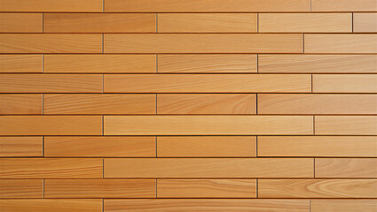 Obraz premium Light brown horizontal wooden planks wall background texture