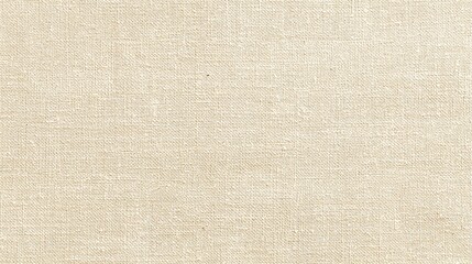 Seamless Beige Linen Fabric Texture Background for Design