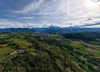 Naklejka premium Pic du midi de Bigorre et sa vallée
