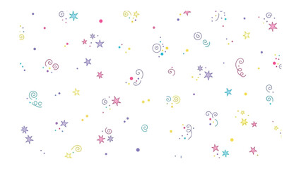 Celestial Swirls and Stellar Splendor: A whimsical collection of stars, swirls, and celestial motifs dance across the expanse, creating a sense of wonder.  © Maira