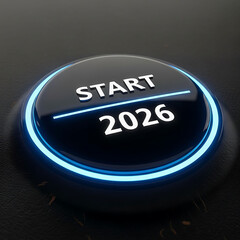 Fototapeta premium start button on black background