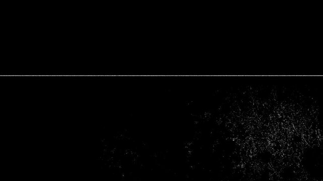 Vintage Film 4K Floating Lint and Micro Scratches Retro Alpha Channel Video