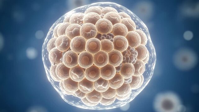 Multicellular Organisms, Microscopic View of Cell Structure in Biology Intricate Organism Details and Components