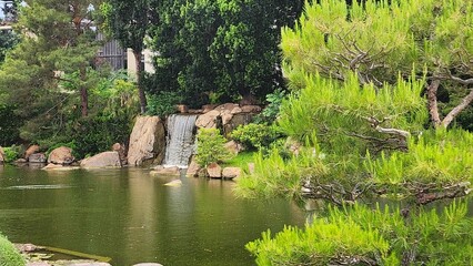 Obraz premium Japanese Style Gardens Phoenix Arizona Rohoen