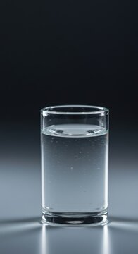 Clear liquid silver solution in a small glass container, suggesting dietary supplement or natural immunity booster properties ,solution ,pure ,transparent