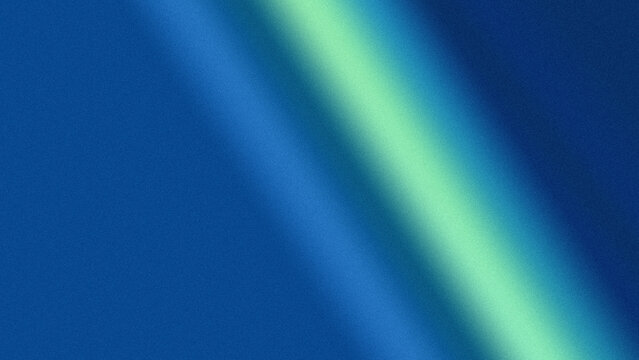 Luminous teal and lime green light streak over blue texture background.