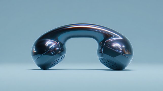 3d rendering of a futuristic-looking object in the shape of an arch. the object appears to be made of a shiny, metallic material with a metallic sheen.