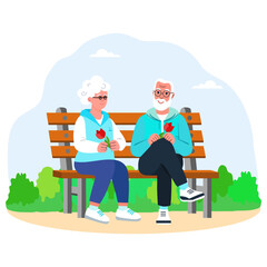 Retired people Birthday Romantic Holiday Couple