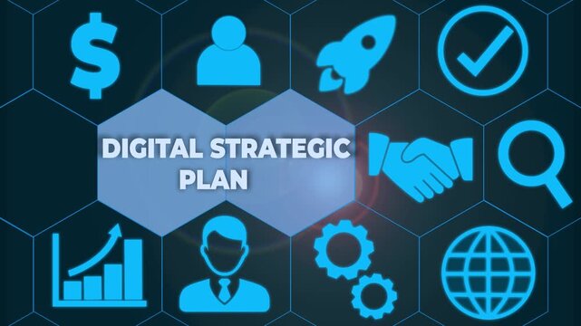 Handwriting text Digital Strategic Plan. Conceptual photo creat schedule for marketing product or brand Woman wear formal work suit presenting