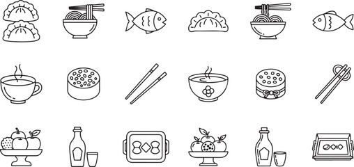 Chinese New Year Festival Icon Design 5 &ndash; Premium Vector EPS