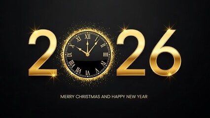 Celebrate the arrival of 2026 with a spectacular golden countdown and festive New Year's greetings
