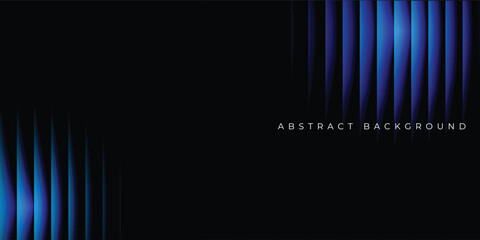 Futuristic dark blue background with abstract, flowing lines creating a sense of energy, speed, and modern technology stock illustration