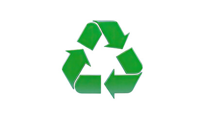 Obraz premium Green Recycling Symbol
