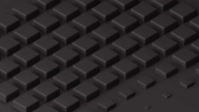 symmetrical 3d cubes background grid animation