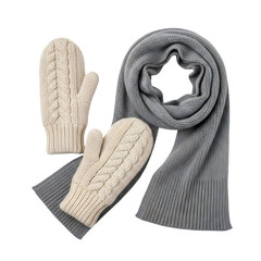 Knitted winter accessories set