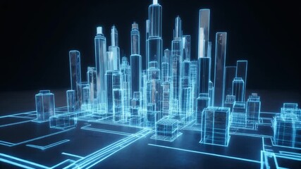 Digital Smart City Blueprint Visualization - Powered by Adobe