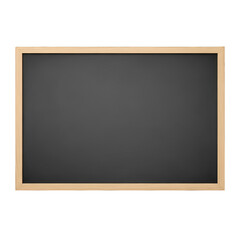Blank chalkboard with wooden frame