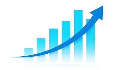 Visualizing business success and financial growth through data analysis a clear upward trend