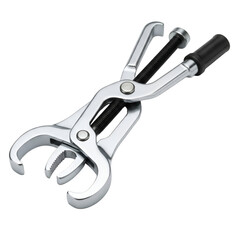 Adjustable wrench tool with multiple jaws