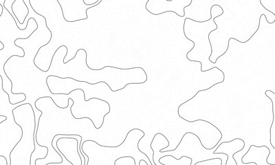 Topographic map background geographic line map with seamless ornament design.  Background of the topography map. Abstract pattern with lines. © Noor