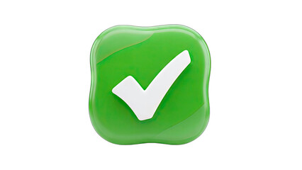 Green Check Mark Icon: Approved, Confirmed, Done