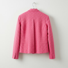 female long coat isolated on white