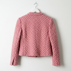 female long coat isolated on white