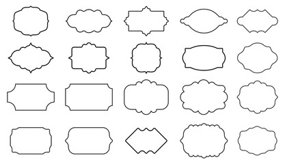 Vector Set of Various Frames