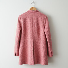 female long coat isolated on white