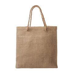 jute bag isolated on a white background
