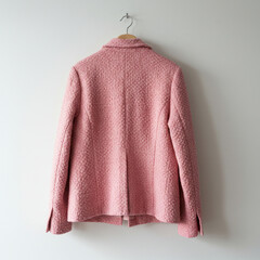 female long coat isolated on white