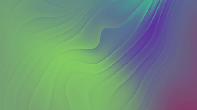 Abstract green and purple pattern with flowing lines. Suitable for backgrounds, wallpaper, and digital design projects for a modern look.