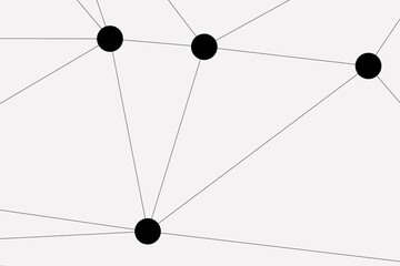 white background with low poly digital lines connection. Abstract white blue digital technology futuristic communication high tech concept background. Technology dots lines connect network background.