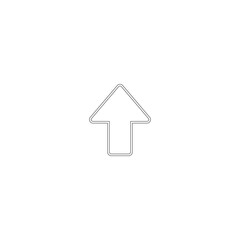 Up Arrow Icon for UI Navigation