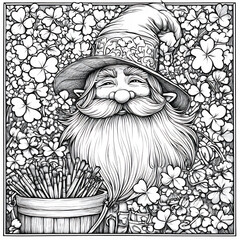 leprechaun drawing st patrick's day