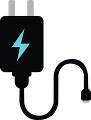 Mobile charger vector illustration on white
