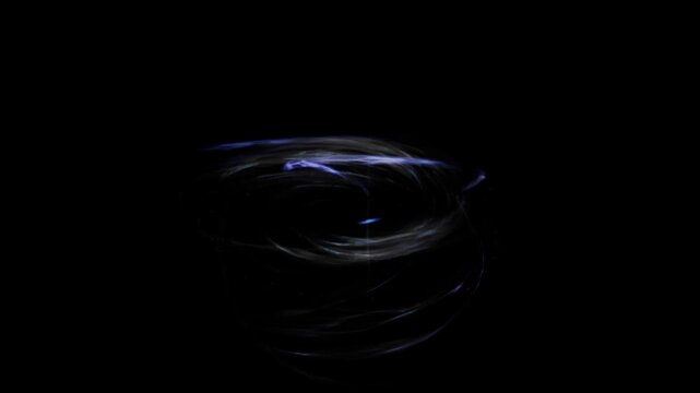 ghost soul swirl effect on black background