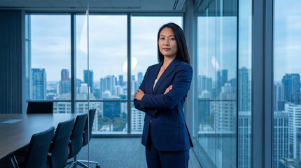 A portrait of a buisiness woman