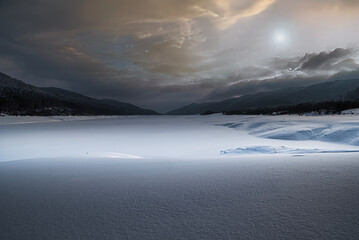 lake in the mountains