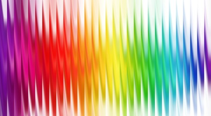 Colorful abstract rainbow striped pattern, showcasing the full spectrum of colors