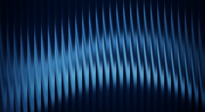 A captivating abstract of parallel lines in various shades of blue