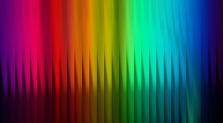 A vibrant and dynamic image featuring a spectrum of colors arranged in vertical stripes. The image creates a sense of movement and energy, with its bright and vivid hues